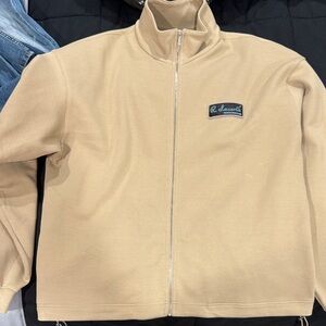 Lacoste Beige Full-Zip Jacket